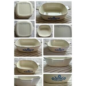 1 QT BLUE CORNFLOWER CORNING WARE DISH